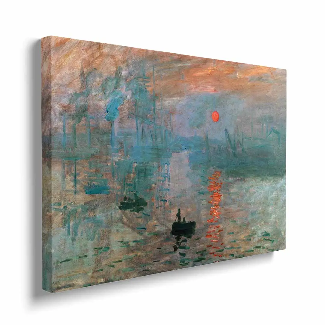 Obraz na płótnie - Claude Monet - Impresja, wschód słońca - Reprodukcja